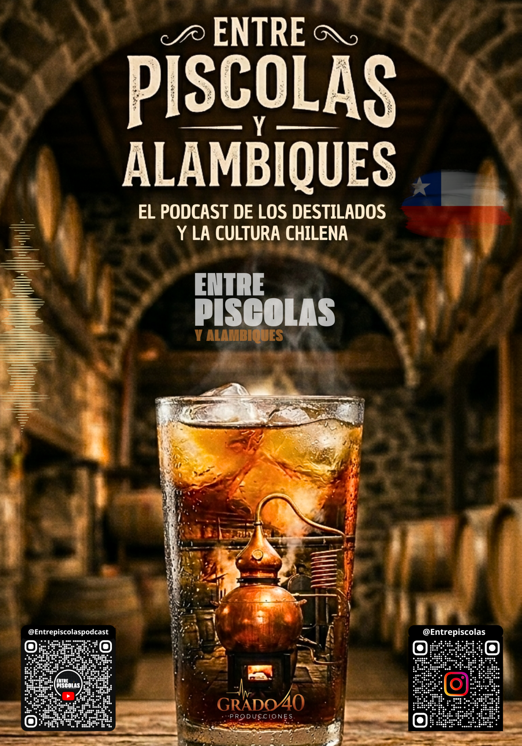 Imagen principal del podcast Entre Piscolas y Alambiques